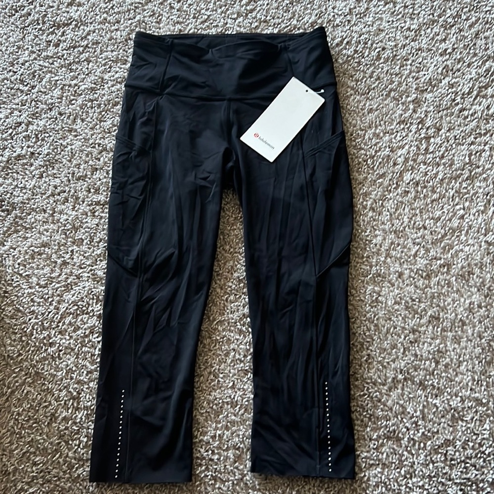 NWT Lululemon fast and free Hr crop leggings